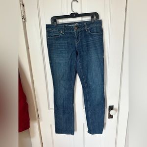 American Eagle- Y2K  low rise straight 77 denim jeans- size 8